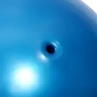 Мяч для художественной гимнастики Металлик, диаметр 19см, цвет синий