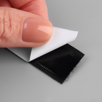 Липучка &laquo;Петля&raquo;, на клеевой основе, 20 мм &times; 25 &plusmn; 1 м, цвет чёрный