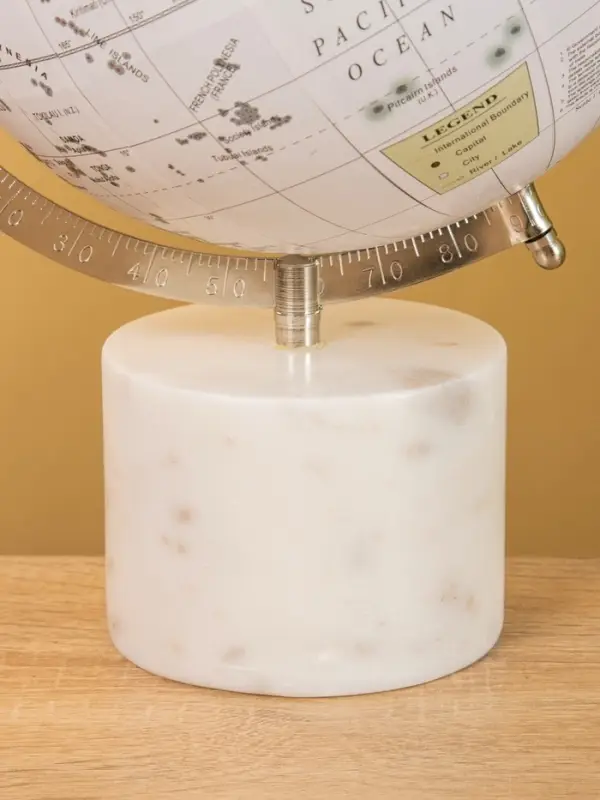 Глобус сувенирный, 23&times;20&times;32 см, подставка мрамор