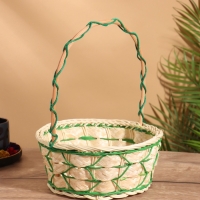 Корзина плетеная 22x22x30 см, ротанг