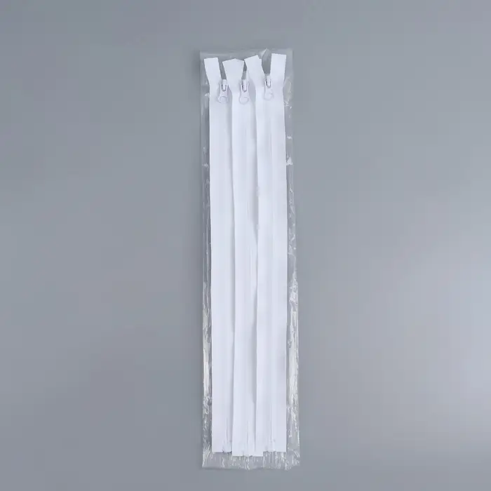 Молния &laquo;Спираль&raquo;, №7, разъёмная, водонепроницаемая, замок автомат, 40 см, белая