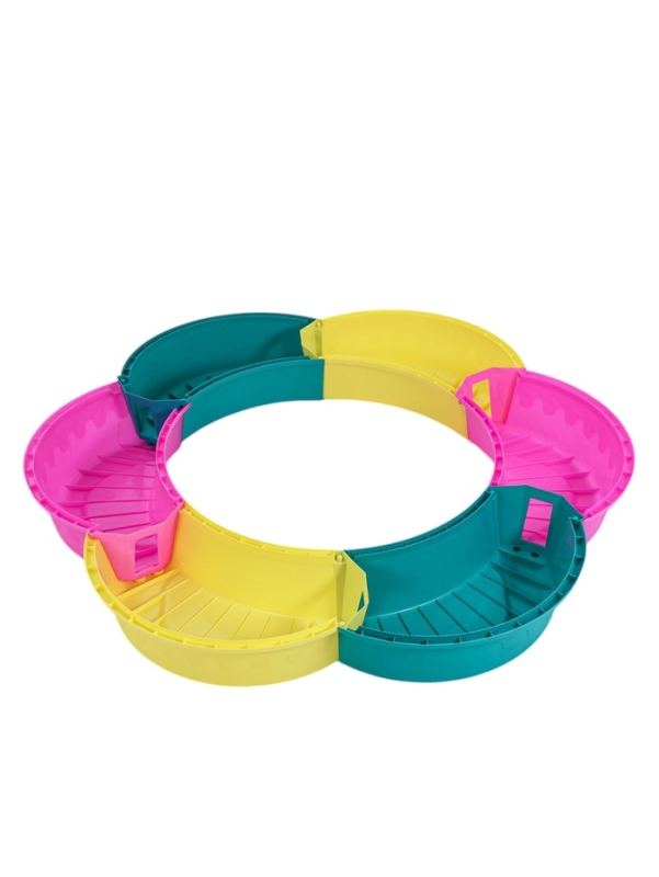 Песочница детская пластиковая, без крышки, 147 × 147 × 18 см, МИКС, «Ромашка» Песочница детская пластиковая, без крышки, 147 × 147 × 18 см, МИКС, «Ромашка»