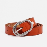 Ремень женский, ширина 2,4 см, винт, пряжка металл, цвет рыжий Ремень женский, ширина 2,4 см, винт, пряжка металл, цвет рыжий