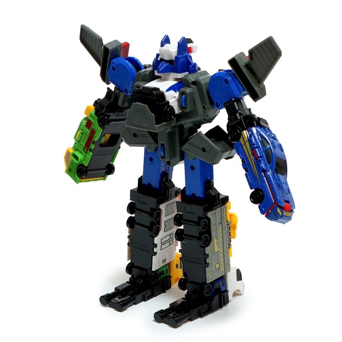 Робот &laquo;Воин&raquo;, трансформируется, собирается из 5 машинок