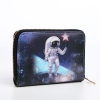 Кошелёк детский на молнии &laquo;Выбражулька&raquo;, цвет тёмно-синий