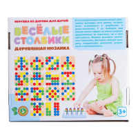 Мозаика деревянная &laquo;Весёлые столбики&raquo; 25 элементов