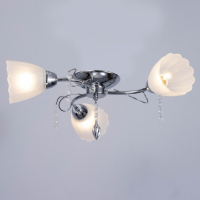 Люстра "Адель" 3x40Вт E27 хром 48х46х17 см Люстра "Адель" 3x40Вт E27 хром 48х46х17 см