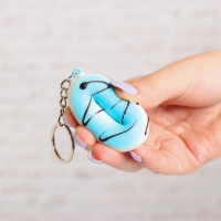 Сквиши &laquo;Пончик&raquo;, на брелоке, цвета МИКС