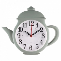 Часы настенные, для кухни "Чайник", бесшумные, 29 х 34 см, оливковые Часы настенные, для кухни "Чайник", бесшумные, 29 х 34 см, оливковые