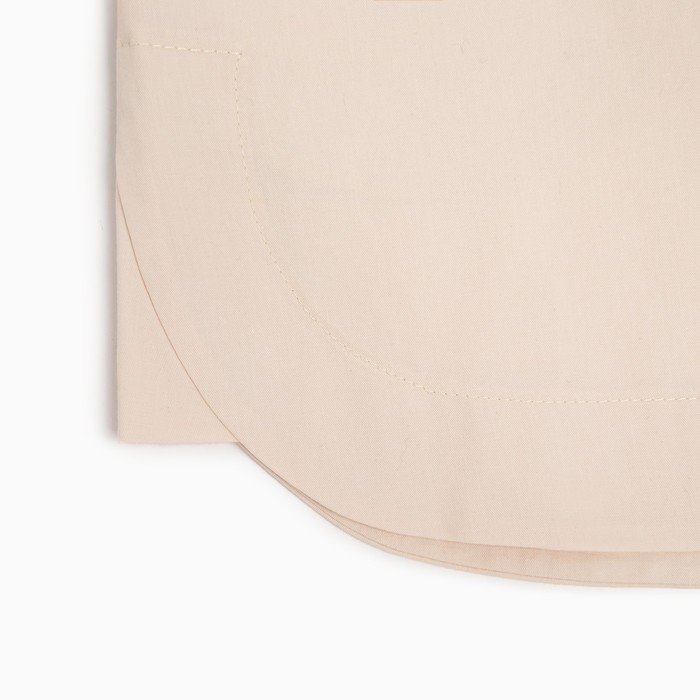 Костюм женский (рубашка, шорты) MINAKU: Oversize цвет молочный, размер 46