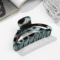 Краб для волос "Леопардовый принт " овал, 9 см, микс Краб для волос "Леопардовый принт " овал, 9 см, микс