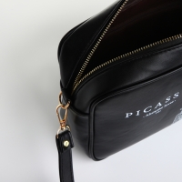 Сумка женская через плечо TEXTURA, маленького размера, цвет чёрный