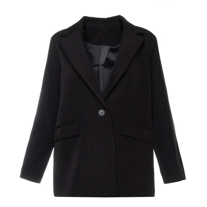 Пиджак женский, цвет черный, размер 56 Пиджак женский, цвет черный, размер 56