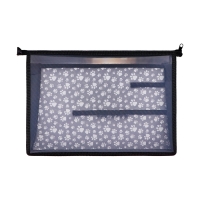 Папка д/труда А4 молния сверху пластик ПТР-22 Calligrata мал "Енот"