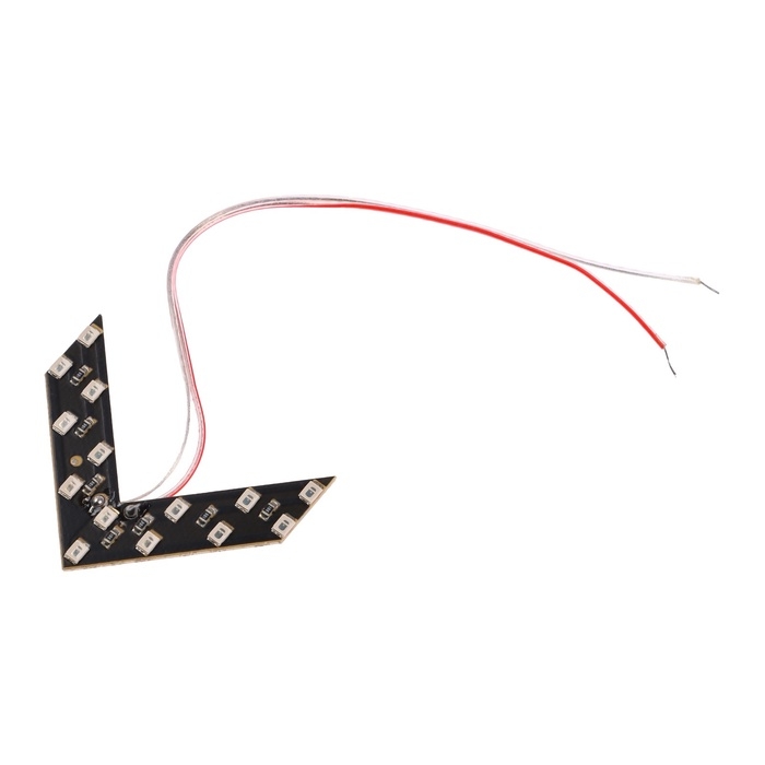 Светодиодный указатель, 12В, 14 SMD, желтый Светодиодный указатель, 12В, 14 SMD, желтый