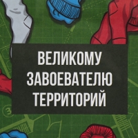 Пакет подарочный, упаковка, &laquo;Завоеватель&raquo;, 22 х 22 х 11 см