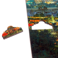 Фигурный деревянный пазл &laquo;Екатеринбург&raquo;, 70 деталей