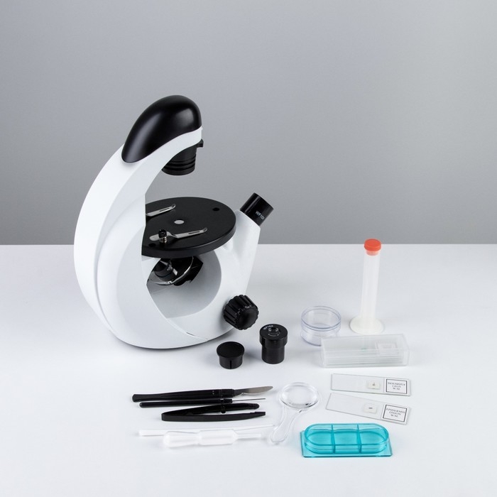 Микроскоп лабораторный кратность 80,200,400, подсветка Микроскоп лабораторный кратность 80,200,400, подсветка