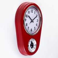 Часы настенные, серия: Кухня, "Алиас" с секундомером, плавный ход, 1АА, 16 х 22 х 4 см Часы настенные, серия: Кухня, "Алиас" с секундомером, плавный ход, 1АА, 16 х 22 х 4 см
