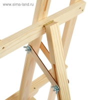 Мольберт тип &laquo;Лира&raquo; 145 х 52 см, планка с скользящей фиксацией , с бегунком, неокрашенное дерево, Calligrata №9