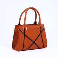 Сумка женская тоут на молнии, цвет рыжий Сумка женская тоут на молнии, цвет рыжий