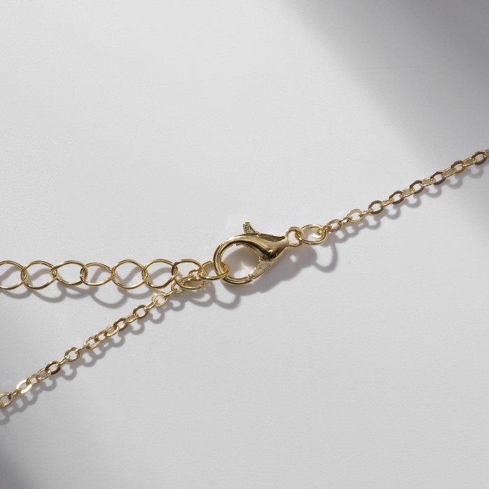 Кулон &laquo;Прелесть&raquo; слоник, цвет розовый в золоте, 40 см