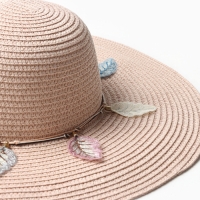 Шляпа женская MINAKU, цв. розовый, р-р 58