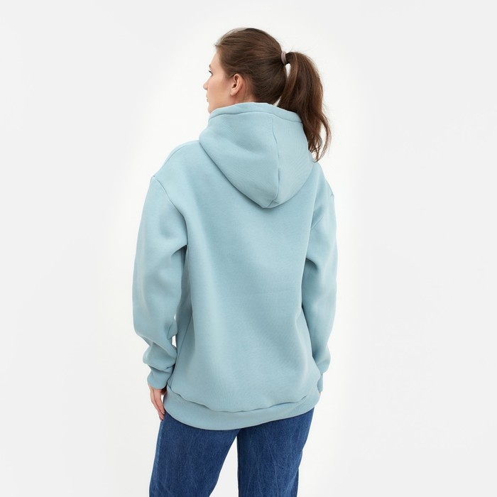 Худи женское MINAKU: Casual Collection цвет серо-голубой, р-р 50-52 Худи женское MINAKU: Casual Collection цвет серо-голубой, р-р 50-52