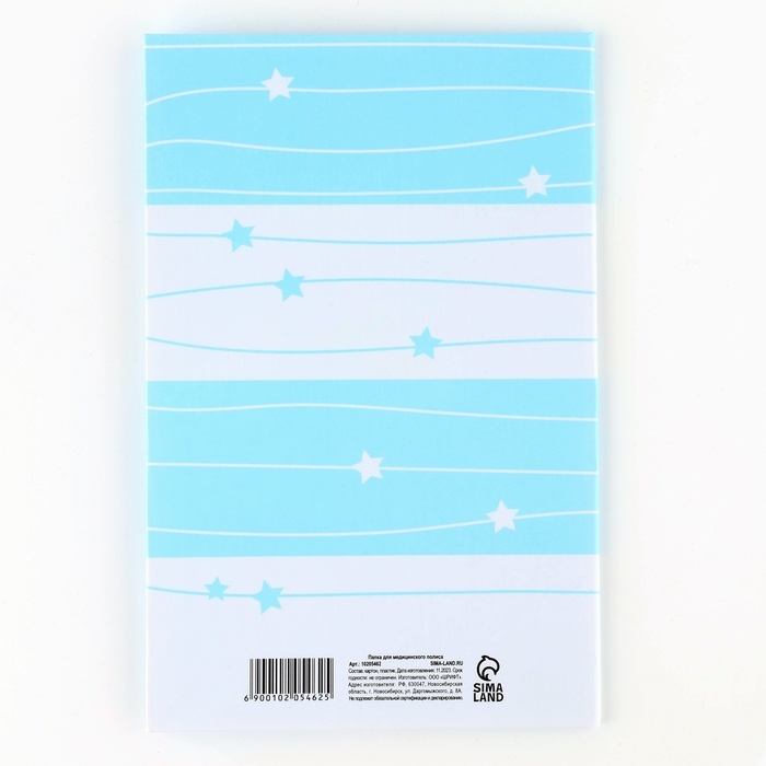 Папка для медицинского полиса &laquo;Наш котёнок&raquo;, 17,5 х 11,3 см.