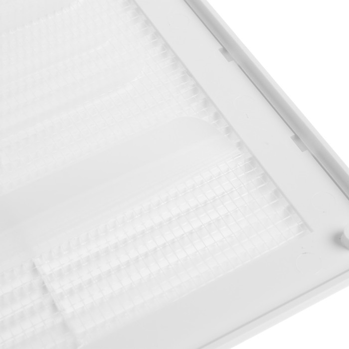 Решетка вентиляционная ZEIN Люкс ЛР210-ОК, 210 x 210 мм, сетка, разъемная, обратный клапан