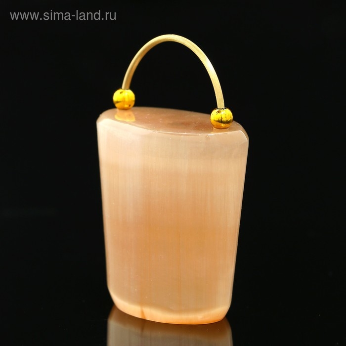 Фигурка - оберег &laquo;Ведёрко счастья&raquo;, селенит