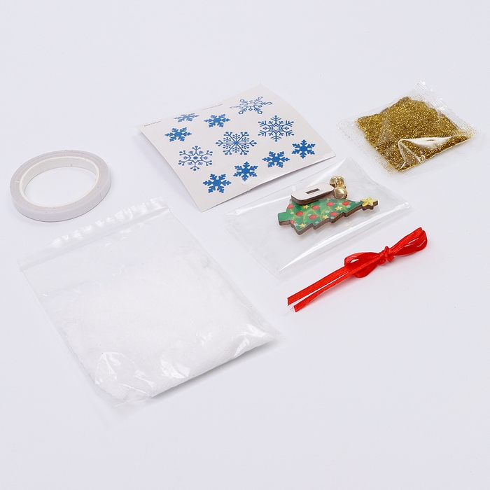 Набор для творчества &laquo;Новогодний шарик: Змея&raquo;, светится в темноте