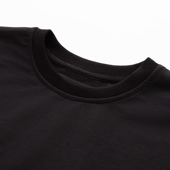 Костюм женский (свитшот, брюки) MINAKU: Casual Collection цвет чёрный, размер 50 Костюм женский (свитшот, брюки) MINAKU: Casual Collection цвет чёрный, размер 50