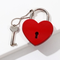 Замок свадебный с ключом &laquo;Ты+Я=Семья&raquo;.