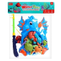 Рыбалка «Морской дракон», 10 рыбок, 2 удочки, сачок, цвета МИКС Рыбалка «Морской дракон», 10 рыбок, 2 удочки, сачок, цвета МИКС