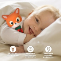 Игрушка - пищалка &laquo;Новогодняя лисичка&raquo;, подарочная упаковка, Крошка Я