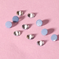 Стразы термоклеевые &laquo;Конус&raquo;, стеклянные, SS16, d = 4 мм, 100 шт, цвет белый