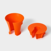 Держатель для фена Доляна, подставка под ванные принадлежности, 33,5&times;9&times;7,5 см, цвет белый