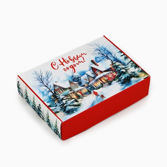 Коробка подарочная новогодняя складная &laquo;Зимняя сказка&raquo;, 21 х 15 х 5 см, Новый год