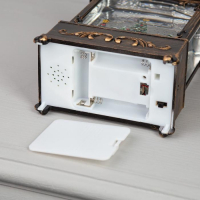 Светодиодная фигура &laquo;Новогодняя деревня&raquo; 14.5 &times; 22 &times; 8 см, пластик, батарейки ААх3 (не в комплекте), USB, свечение тёплое белое