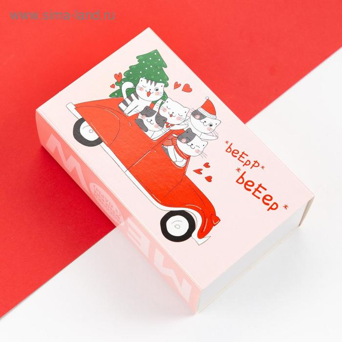 Набор женских новогодних носков KAFTAN Набор женских новогодних носков KAFTAN "Catmas" р. 36-40 (23-25 см), 2 пары