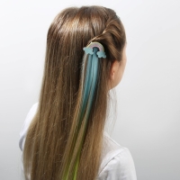 Заколки для волос , цветная прядь &laquo;Ты состоишь из love&raquo;