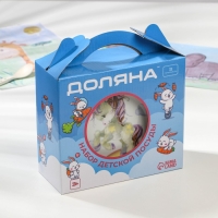 Набор детской посуды из керамики Доляна &laquo;Единорог&raquo;, 3 предмета: кружка 230 мл, миска 400 мл, тарелка d=18 см, цвет белый