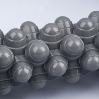 Массажёр для рук и ног, роликовый, 17,5 &times; 7 &times; 7 см, цвет серый