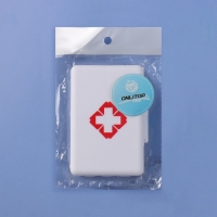 Таблетница &laquo;Быстрая аптечка&raquo;, 9 &times; 6 &times; 2,5 см, 7 секций, цвет белый