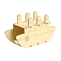 Кормушка для птиц &laquo;Кораблик&raquo;, 24 &times; 8 &times; 14 см, Greengo