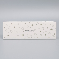 Коробка кондитерская для муссовых пирожных &laquo;Звёздочки&raquo;, 27 х 8.6 х 6.5 см