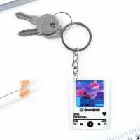 Брелок для ключей акриловый плеер &laquo;Это любовь&raquo;, 3,5 х 10 см