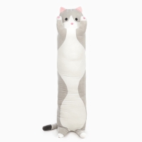 Шкурка мягкой игрушки &laquo;Кот-батон&raquo;, 130 см, цвет серый, без набивки