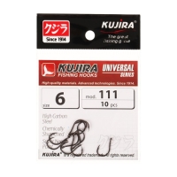 Крючки Kujira Universal 111, цвет BN, № 6, 10 шт. Крючки Kujira Universal 111, цвет BN, № 6, 10 шт.